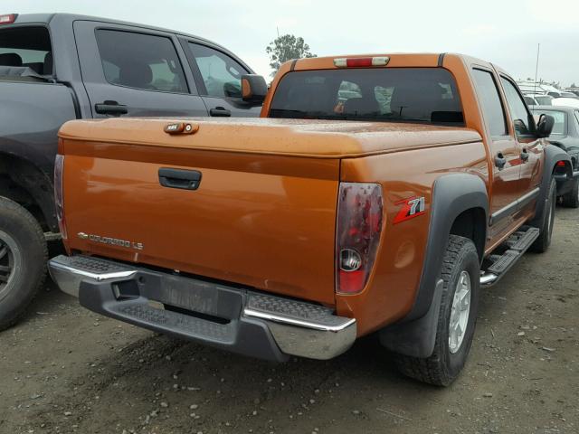 1GCDS136748195894 - 2004 CHEVROLET COLORADO ORANGE photo 4