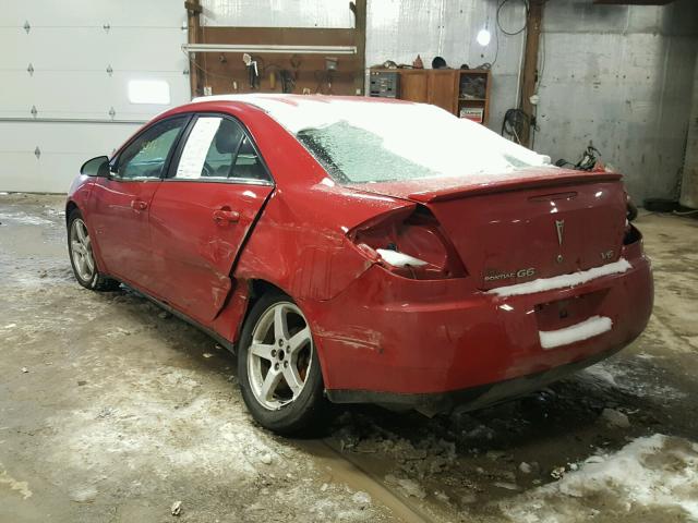 1G2ZG58N174202160 - 2007 PONTIAC G6 BASE RED photo 3