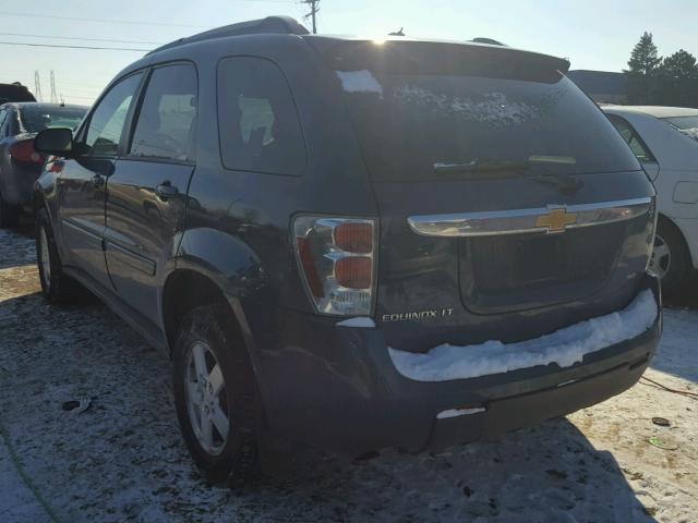 2CNDL73F376087617 - 2007 CHEVROLET EQUINOX LT BLUE photo 3