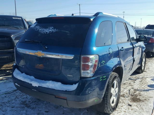 2CNDL73F376087617 - 2007 CHEVROLET EQUINOX LT BLUE photo 4