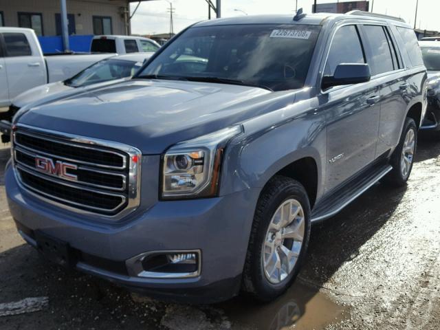 1GKS1AKC0FR670921 - 2015 GMC YUKON SLE GRAY photo 2