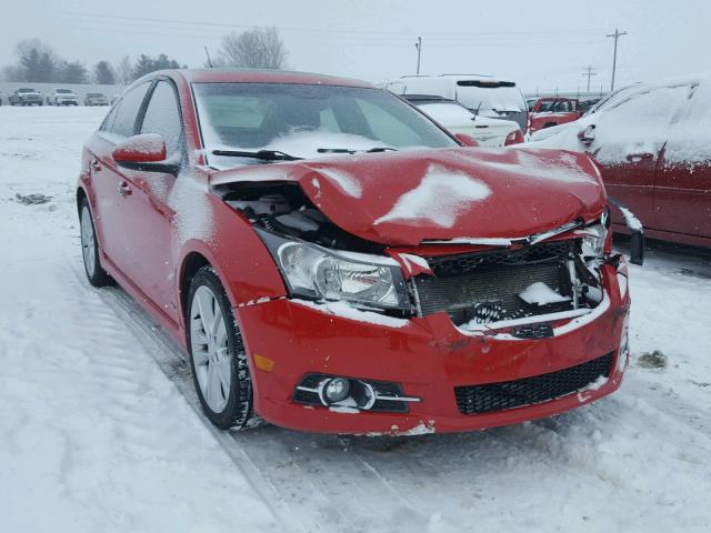 1G1PH5SC8C7140412 - 2012 CHEVROLET CRUZE LTZ RED photo 1