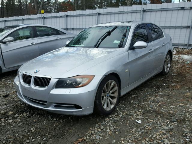 WBAVB73527PA86123 - 2007 BMW 335 I SILVER photo 2