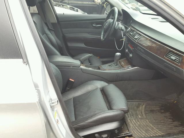 WBAVB73527PA86123 - 2007 BMW 335 I SILVER photo 5