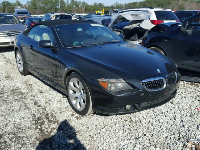 WBAEK73414B322774 - 2004 BMW 645 CI AUT BLACK photo 1