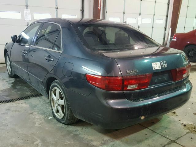 1HGCM56785A035794 - 2005 HONDA ACCORD EX BLUE photo 3