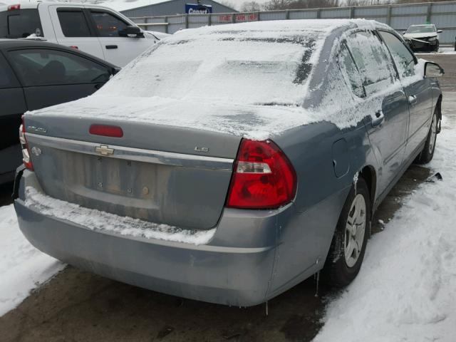 1G1ZS58FX7F175072 - 2007 CHEVROLET MALIBU LS BLUE photo 4