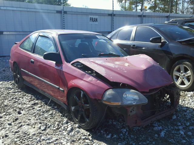 1HGEJ6126TL092306 - 1996 HONDA CIVIC DX RED photo 1