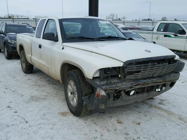 1D7HL32X13S276370 - 2003 DODGE DAKOTA SPO WHITE photo 1