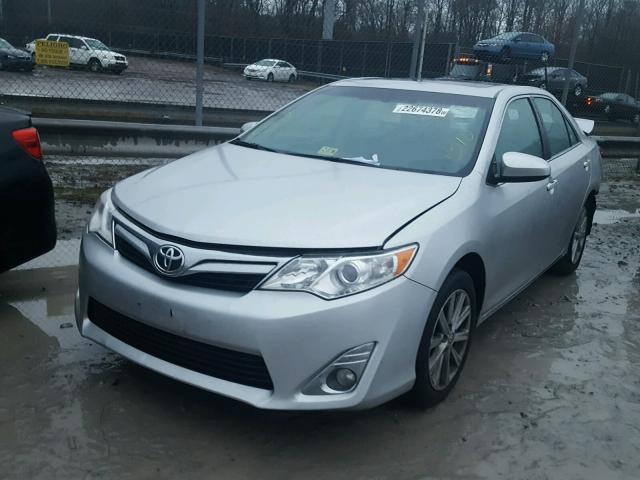 4T4BF1FKXER408173 - 2014 TOYOTA CAMRY L SILVER photo 2