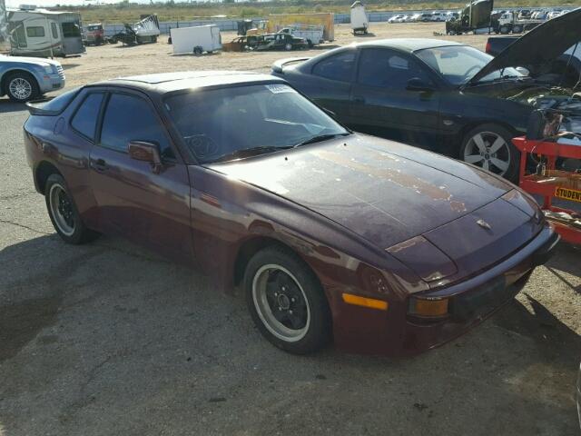 WP0AA094XEN458677 - 1984 PORSCHE 944 MAROON photo 1