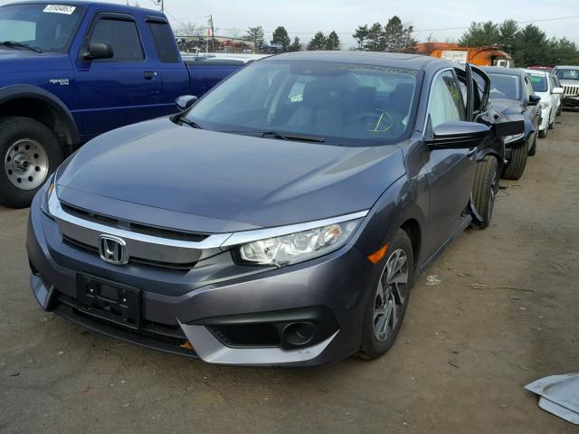 19XFC2F80GE219472 - 2016 HONDA CIVIC EX GRAY photo 2