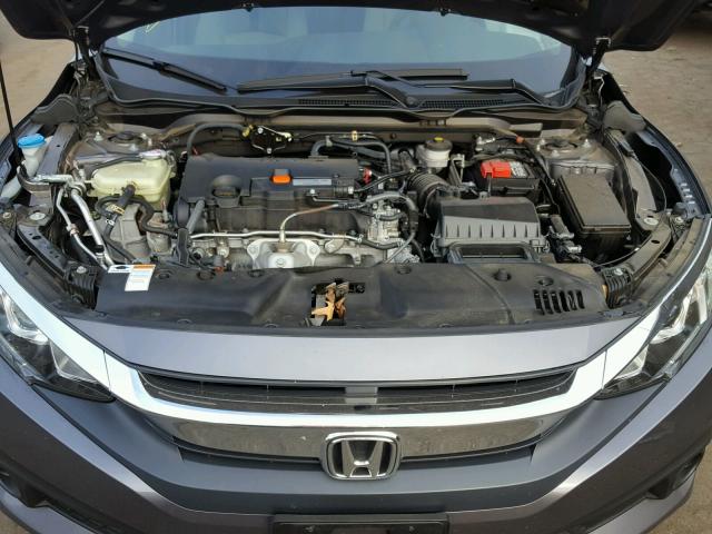 19XFC2F80GE219472 - 2016 HONDA CIVIC EX GRAY photo 7