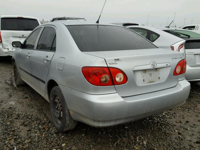 1NXBR32E18Z981495 - 2008 TOYOTA COROLLA CE SILVER photo 3