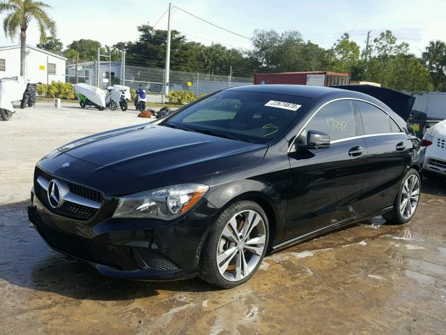 WDDSJ4EB8FN255066 - 2015 MERCEDES-BENZ CLA 250 BLACK photo 2