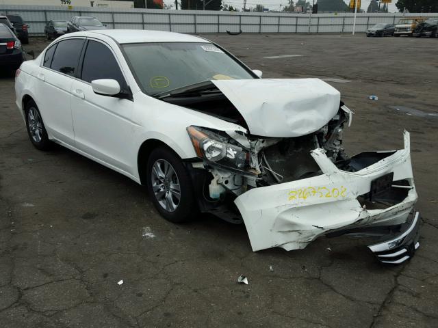 1HGCP2F60CA209724 - 2012 HONDA ACCORD SE WHITE photo 1