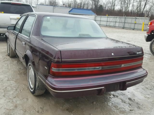 1G4AG55M9T6469982 - 1996 BUICK CENTURY SP BURGUNDY photo 3