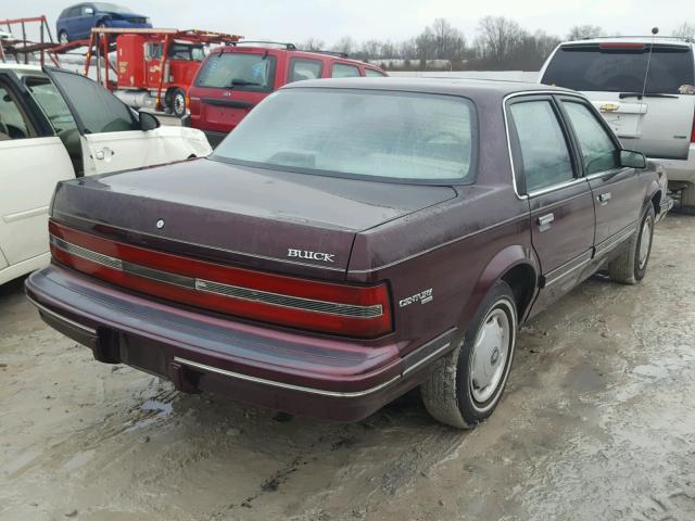 1G4AG55M9T6469982 - 1996 BUICK CENTURY SP BURGUNDY photo 4