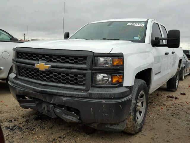 1GCRCPEH5FZ299852 - 2015 CHEVROLET SILVERADO WHITE photo 2