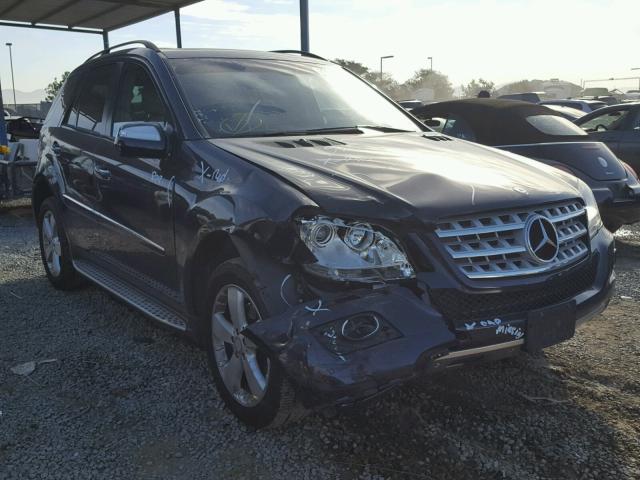 4JGBB86E49A498792 - 2009 MERCEDES-BENZ ML 350 BLUE photo 1