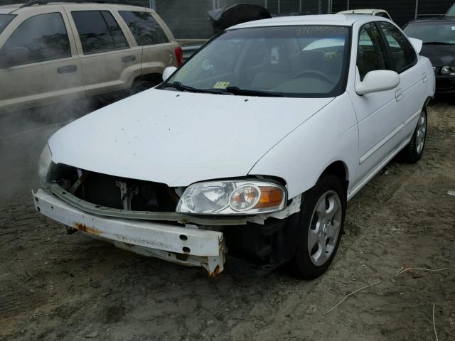 3N1CB51D64L890750 - 2004 NISSAN SENTRA 1.8 WHITE photo 2