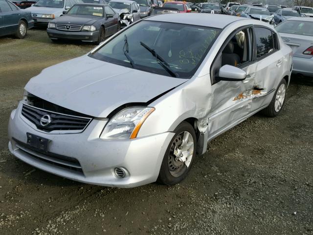 3N1AB6AP6AL663089 - 2010 NISSAN SENTRA 2.0 SILVER photo 2