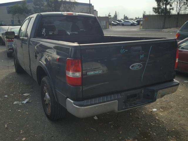 1FTPX12575NA72994 - 2005 FORD F150 GREEN photo 3