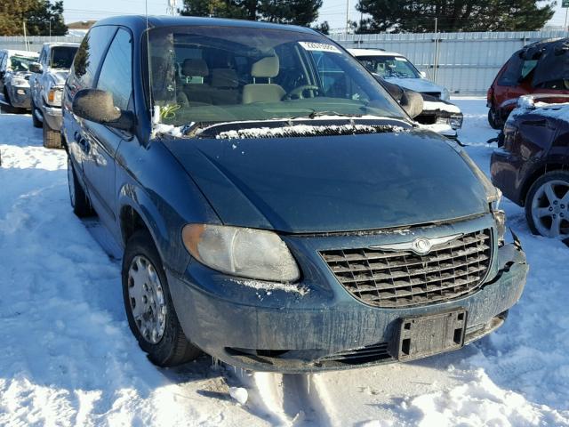 1C4GJ45301B200081 - 2001 CHRYSLER VOYAGER LX TEAL photo 1