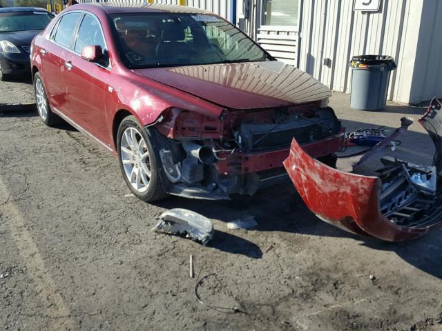 1G1ZK57768F251270 - 2008 CHEVROLET MALIBU LTZ RED photo 1