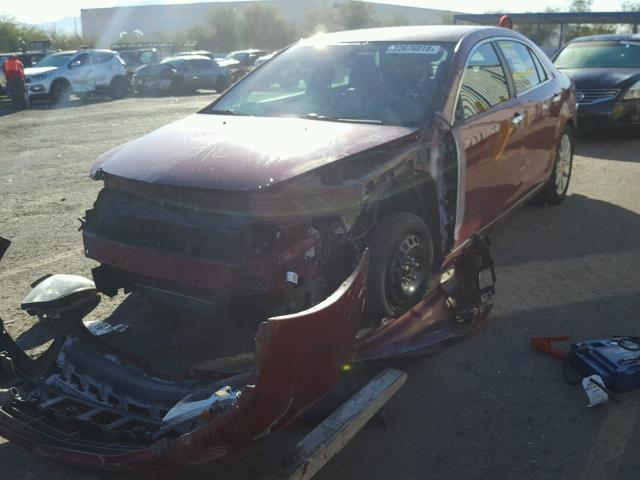 1G1ZK57768F251270 - 2008 CHEVROLET MALIBU LTZ წითელი ფოტო 2