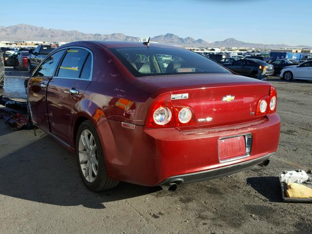 1G1ZK57768F251270 - 2008 CHEVROLET MALIBU LTZ RED photo 3