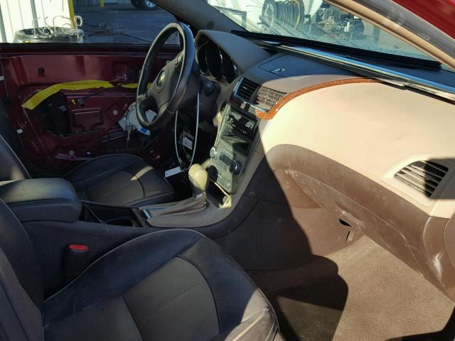 1G1ZK57768F251270 - 2008 CHEVROLET MALIBU LTZ წითელი ფოტო 5