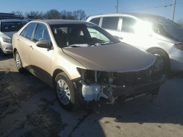 4T1BF1FK7CU092223 - 2012 TOYOTA CAMRY BASE BEIGE photo 1