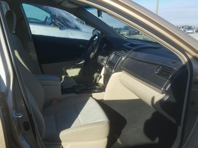 4T1BF1FK7CU092223 - 2012 TOYOTA CAMRY BASE BEIGE photo 5