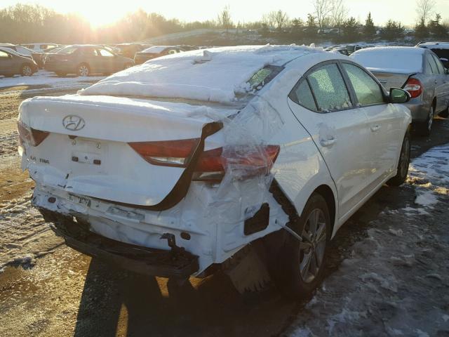 5NPD84LF7HH088397 - 2017 HYUNDAI ELANTRA SE WHITE photo 4