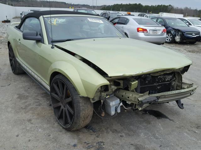 1ZVHT84N355231884 - 2005 FORD MUSTANG GREEN photo 1