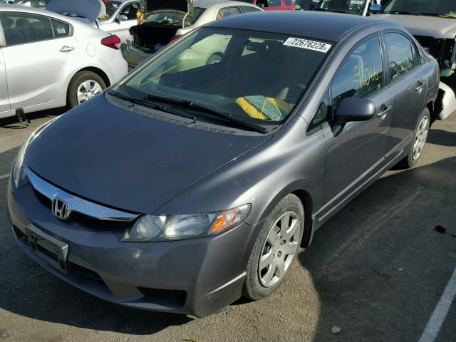 19XFA1F5XAE025559 - 2010 HONDA CIVIC LX GRAY photo 2