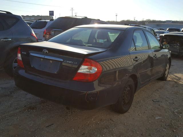 4T1BE32K14U328466 - 2004 TOYOTA CAMRY LE BLACK photo 4