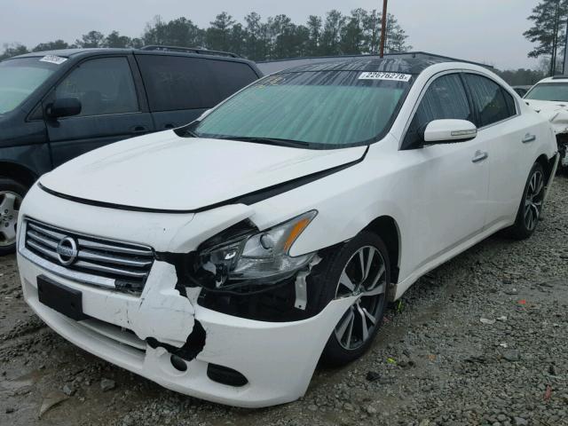 1N4AA5AP2CC861442 - 2012 NISSAN MAXIMA S WHITE photo 2