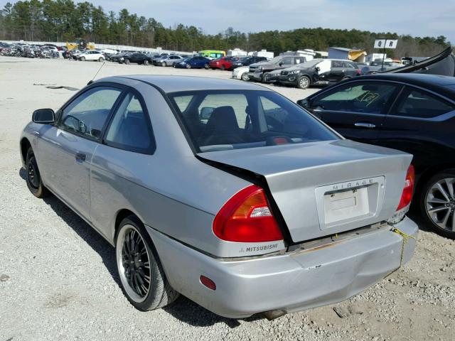 JA3AY11AX2U021555 - 2002 MITSUBISHI MIRAGE DE SILVER photo 3