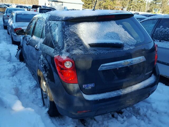 2GNFLCEK0D6280701 - 2013 CHEVROLET EQUINOX LS BLACK photo 3