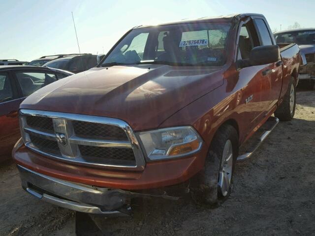 1D3HB18P09S748227 - 2009 DODGE RAM 1500 RED photo 2