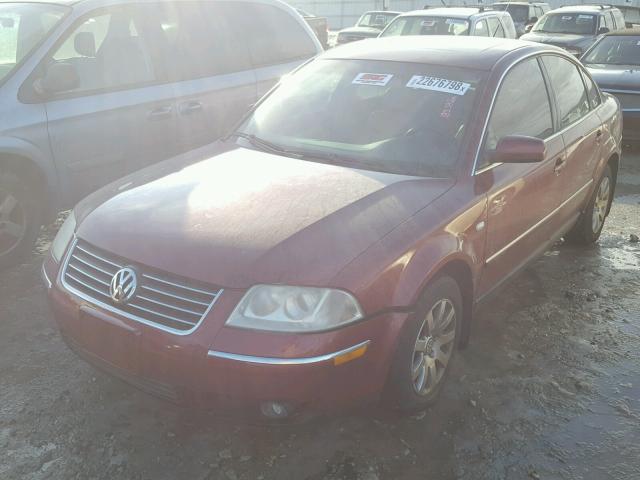 WVWPD63B93P246222 - 2003 VOLKSWAGEN PASSAT GLS MAROON photo 2