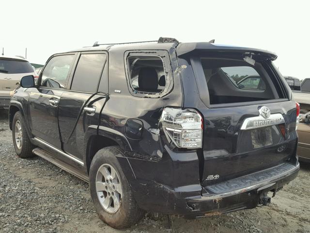 JTEZU5JR6B5027727 - 2011 TOYOTA 4RUNNER SR BLACK photo 3