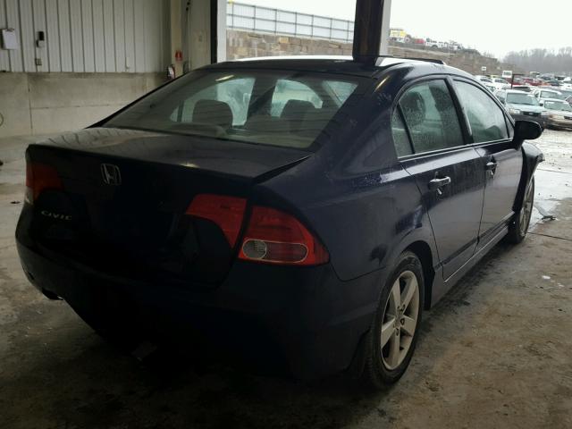 1HGFA16806L100750 - 2006 HONDA CIVIC EX BLUE photo 4