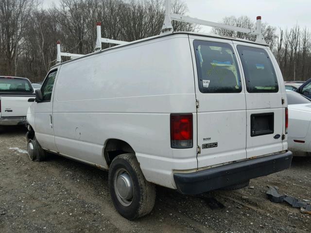 1FTNE24272HB09123 - 2002 FORD ECONOLINE WHITE photo 3