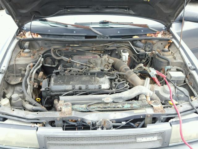 JM1BG2243N0407611 - 1992 MAZDA PROTEGE DX GRAY photo 7