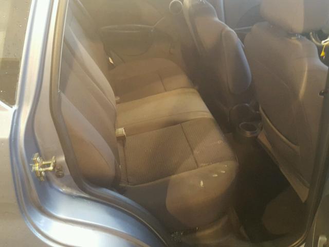 KL1TD66687B746220 - 2007 CHEVROLET AVEO BASE BLUE photo 6