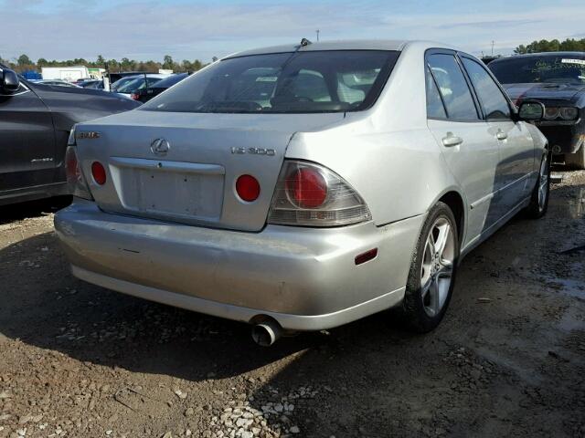 JTHBD192420062509 - 2002 LEXUS IS 300 SILVER photo 4