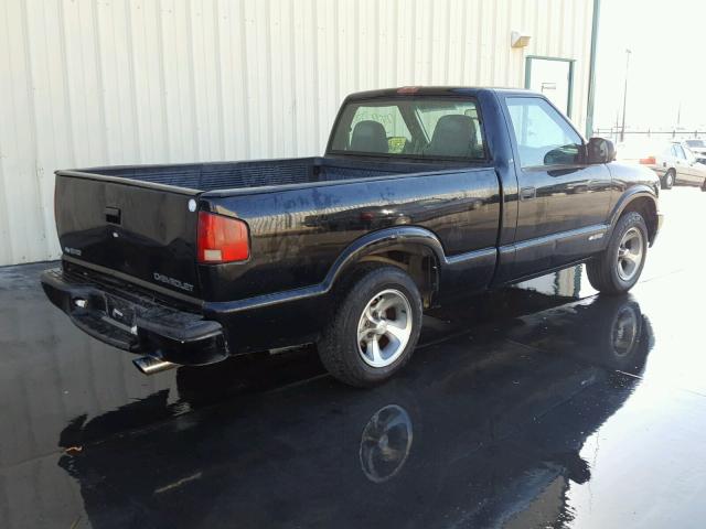 1GCCS14591K143506 - 2001 CHEVROLET S TRUCK S1 BLACK photo 4